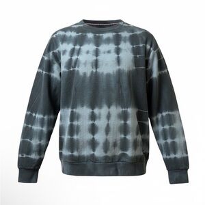 Navy Yard Men's Tie-Dye Sweater - Navy Gray Medium NWT
